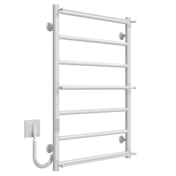 Elektrischen Handtuchwärmer kaufen Ladder P7 500х800 Deffi edelstahl (Weiss, WD03, Linker Anschluss) 