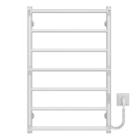 Elektrischer Handtuchwärmer Ladder P7 500х800 Deffi edelstahl (Weiss, WD03, Richtige Verbindung)