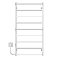 Elektryczny podgrzewacz ręczników Ladder P9 500х1000 Deffi stal nierdzewna (Biały, WD03, Połączenie lewe)