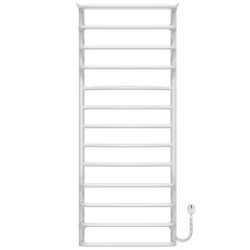 Electric heated towel rail Yunist P13 500х1300 Deffi stainless steel (White, EF16, Right connection)