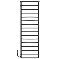 Electric heated towel rail Yunist P16 500х1600 Deffi stainless steel (Black, EF16, Left connection)