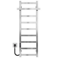 Elektrischer Handtuchwärmer Nicolе P9 300х1000 Deffi edelstahl (Chrom, JD04, Linker Anschluss)