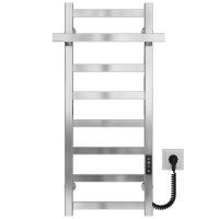 Elektrischer Handtuchwärmer Nicolе P8 400х800 Deffi edelstahl (Chrom, JD04, Richtige Verbindung)