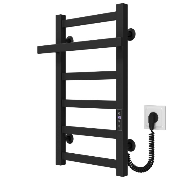 Elektrischen Handtuchwärmer kaufen Nicolе P6 400х600 Deffi edelstahl (Schwarz, JD04, Richtige Verbindung) 