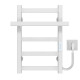 Buy electric heated towel rail Nicolе P5 300х500 Deffi stainless steel (White, WD04, Right connection)