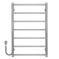 Полотенцесушитель электрический Ladder П7 500х800 Deffi нержавеющая сталь (Хром, EF16, Левое подключение)