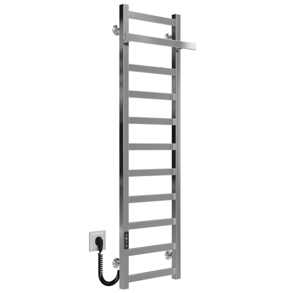 Elektrischen Handtuchwärmer kaufen Nicolе P11 300х1200 Deffi edelstahl (Chrom, JD04, Linker Anschluss) 