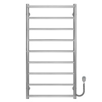 Elektrischer Handtuchwärmer Ladder P9 500х1000 Deffi edelstahl (Chrom, EF16, Richtige Verbindung)