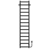 Elektrischer Handtuchwärmer Nicolе P14 300х1600 Deffi edelstahl (Schwarz, JD04, Richtige Verbindung)