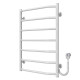 Buy electric heated towel rail Trapezium P7 500х700 Deffi colored steel (White, EF16, Right connection)