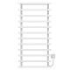 Buy electric heated towel rail Agata P12 500x1200 Deffi stainless steel (White, WD04, Left connection)