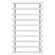 Wasserbeheizter Handtuchhalter Agata P10 500x1000 Deffi edelstahl (Weiss, Seitlicher rechter Anschluss)