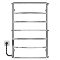 Elektrischer Handtuchwärmer Aquamix P7 500х800 Deffi edelstahl (Chrom, JD03, Linker Anschluss)