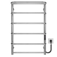 Elektrischer Handtuchwärmer Standard with shelf P6 500х800 Deffi edelstahl (Chrom, JD03, Richtige Verbindung)