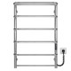 Buy an electric heated towel rail Standard with shelf P6 500х800 Deffi stainless steel (Chrome, JD03, Right connection)