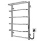 Buy an electric heated towel rail Standard with shelf P6 500х800 Deffi stainless steel (Chrome, JD03, Right connection)