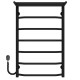 Elektrischen Handtuchwärmer kaufen Trapezium with shelf P7 500х800 Deffi edelstahl (Schwarz, EF16, Linker Anschluss) 