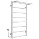 Kup elektryczny podgrzewacz ręczników Trapezium with shelf P8 500х900 Deffi stal nierdzewna (Biały, EF16, Połączenie lewe) 