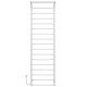 Kup elektryczny podgrzewacz ręczników Trapezium with shelf P17 500х1800 Deffi stal nierdzewna (Biały, EF16, Połączenie lewe) 