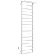 Kup elektryczny podgrzewacz ręczników Trapezium with shelf P17 500х1800 Deffi stal nierdzewna (Biały, EF16, Połączenie lewe) 