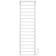 Elektrischen Handtuchwärmer kaufen Trapezium with shelf P17 500х1800 Deffi edelstahl (Weiss, EF16, Richtige Verbindung) 
