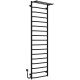 Buy an electric heated towel rail Trapezium with shelf P17 500х1800 Deffi stainless steel (Black, EF16, Left connection)
