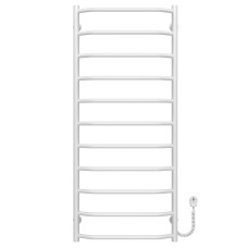 Electric heated towel rail Trapezium P11 500х1200 Deffi stainless steel (White, EF16, Right connection)