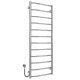 Buy electric heated towel rail Trapezium P12 500х1300 Deffi stainless steel (Chrome, EF16, Left connection)