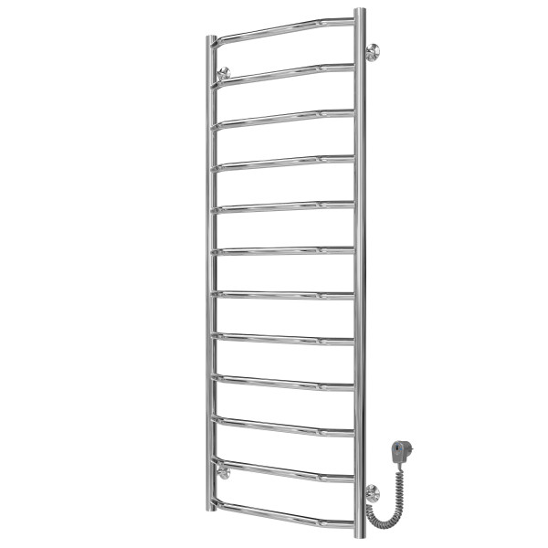 Kup elektryczny podgrzewacz ręczników Trapezium P12 500х1300 Deffi stal nierdzewna (Chrome, EF16, Prawe połączenie) 
