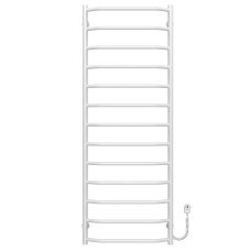 Elektrischer Handtuchwärmer Trapezium P13 500х1400 Deffi edelstahl (Weiss, EF16, Richtige Verbindung)