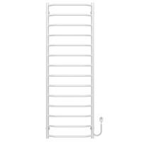 Elektrischer Handtuchwärmer Trapezium P14 500х1500 Deffi edelstahl (Weiss, EF16, Richtige Verbindung)