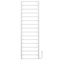 Elektrischer Handtuchwärmer Trapezium P16 500х1700 Deffi edelstahl (Weiss, EF16, Richtige Verbindung)