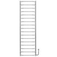 Electric heated towel rail Trapezium P17 500х1800 Deffi stainless steel (Chrome, EF16, Right connection)