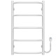 Buy electric heated towel rail Trapezium P5 400х700 Deffi stainless steel (White, EF16, Right connection)