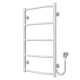 Buy electric heated towel rail Trapezium P5 400х700 Deffi stainless steel (White, EF16, Right connection)