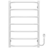 Elektrischer Handtuchwärmer Trapezium P7 500х800 Deffi edelstahl (Weiss, EF16, Richtige Verbindung)