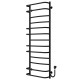 Buy electric heated towel rail Aquamix P13 500х1400 Deffi stainless steel (Black, EF16, Right connection)