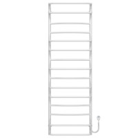 Electric heated towel rail Aquamix P15 500х1600 Deffi stainless steel (White, EF16, Right connection)