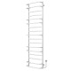 Buy electric heated towel rail Aquamix P17 500х1800 Deffi stainless steel (White, EF16, Right connection)