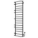 Buy electric heated towel rail Aquamix P17 500х1800 Deffi stainless steel (Black, EF16, Right connection)