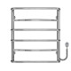 Buy electric heated towel rail Aquamix P6 500х600 Deffi stainless steel (Chrome, EF16, Right connection)