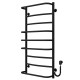 Buy electric heated towel rail Aquamix P9 500х1000 Deffi stainless steel (Black, EF16, Right connection)