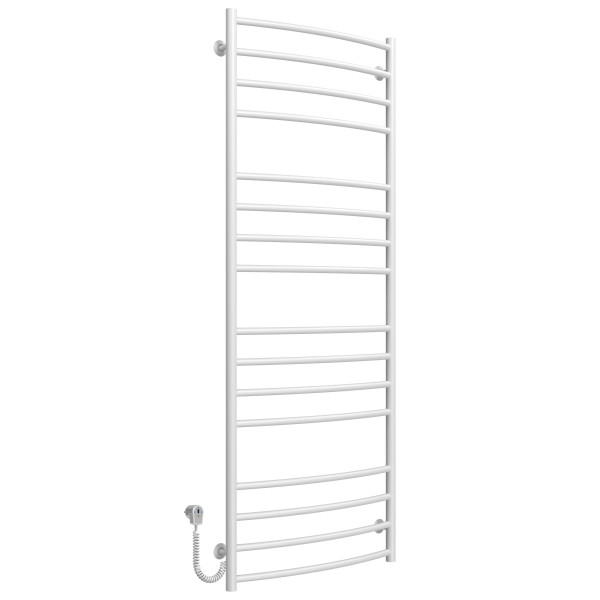 Buy electric heated towel rail Classic Elite P16 600х1600 Deffi stainless steel (White, EF16, Left connection)