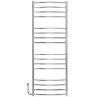 Elektryczny podgrzewacz ręczników Classic Elite P16 600х1700 Deffi stal nierdzewna (Chrome, EF16, Połączenie lewe)