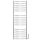 Buy electric heated towel rail Classic Elite P18 600х1800 Deffi stainless steel (Chrome, EF16, Right connection)