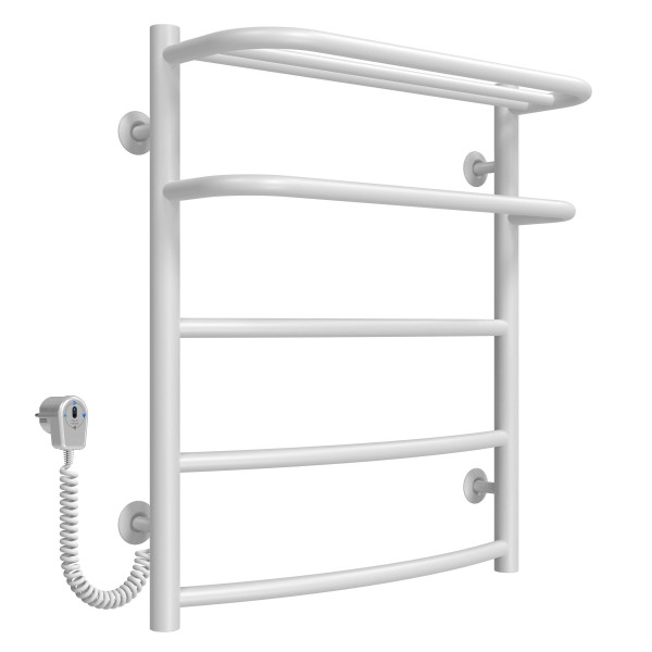 Elektrischen Handtuchwärmer kaufen Hotel P5 400х600 Deffi edelstahl (Weiss, EF16, Linker Anschluss) 