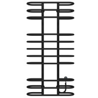 Elektrischer Handtuchwärmer Britanika P11 600х1200 Deffi edelstahl (Schwarz, EF16, Richtige Verbindung)