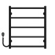 Elektrischen Handtuchwärmer kaufen Ladder P5 500х600 Deffi edelstahl (Schwarz, EF16, Linker Anschluss) 