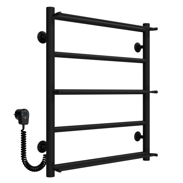 Elektrischen Handtuchwärmer kaufen Ladder P5 500х600 Deffi edelstahl (Schwarz, EF16, Linker Anschluss) 