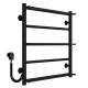Elektrischen Handtuchwärmer kaufen Ladder P5 500х600 Deffi edelstahl (Schwarz, EF16, Linker Anschluss) 